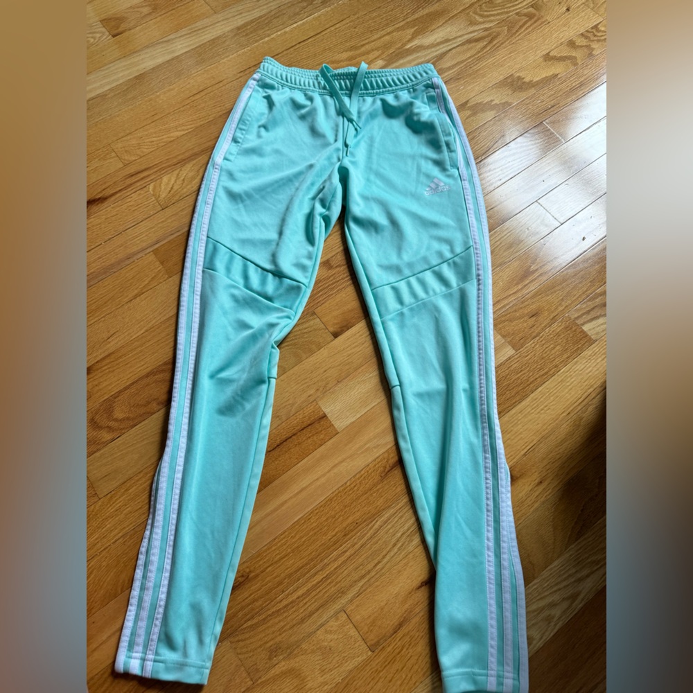 blue green sweatpants size xs